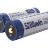 Комплект два броя зареждаема батерия KЕЕPPOWER P2652U USB 26650 3.6V 5200mAh
